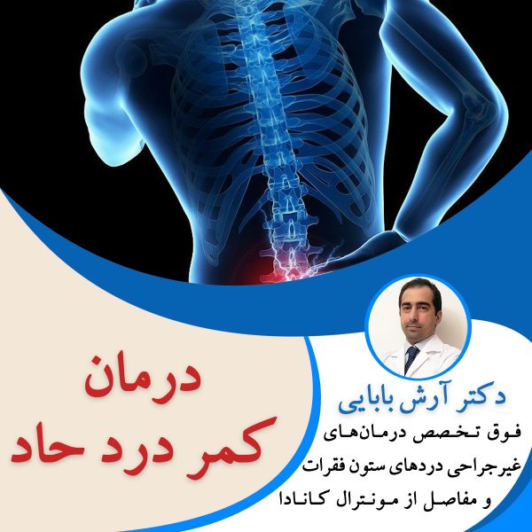 درمان کمر درد حاد