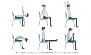 حرکات کششی مناسب در طول ساعات کاری